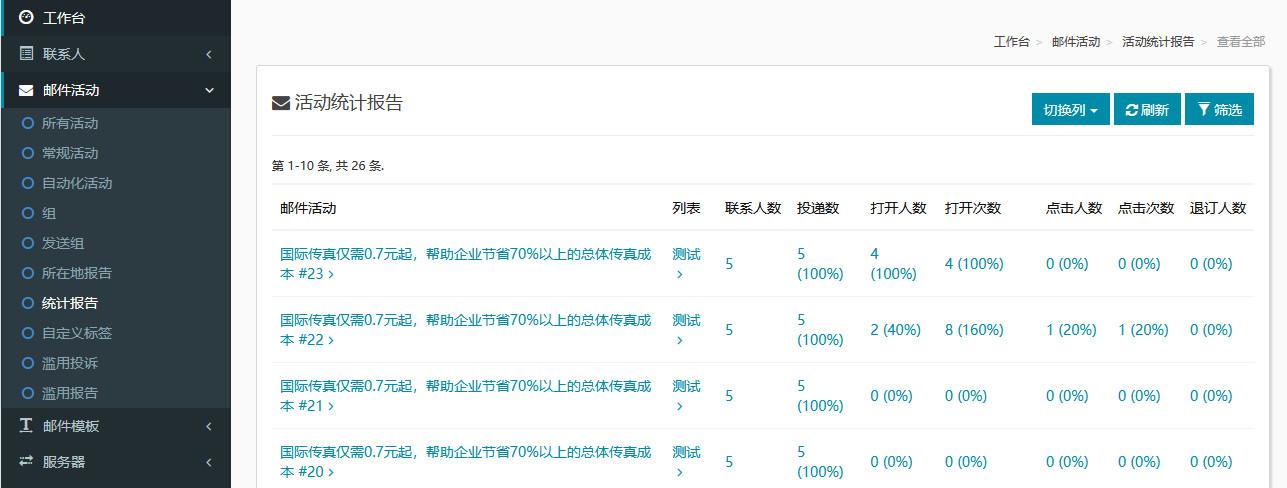 统计报告